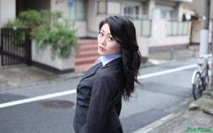 Japanese businesswoman Kyoko Nakajima gets seduced and fucked by her colleague